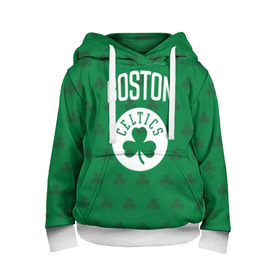 Детская толстовка 3D с принтом Boston Celtics в Кировске, 100% полиэстер | двухслойный капюшон со шнурком для регулировки, мягкие манжеты на рукавах и по низу толстовки, спереди карман-кенгуру с мягким внутренним слоем | boston | boston celtics | celtics | бостон | бостон селтикс