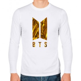 Мужской лонгслив хлопок с принтом BTS GOLDEN в Кировске, 100% хлопок |  | bangtan boys | bt21 | bts | bts army | bts stickers | j hope | jimin | jin | jungkook | k pop | rap monster | rapmon | suga | v | бтс | корея | стикеры bts