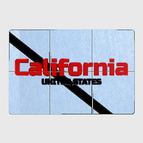 Магнитный плакат 3Х2 с принтом USA - California в Кировске, Полимерный материал с магнитным слоем | 6 деталей размером 9*9 см | america | california | california city | california republic | usa | америка | калифорния | соединенные штаты | сша | штат