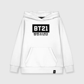 Детская толстовка хлопок с принтом BTS BT21 в Кировске, 100% хлопок | Круглый горловой вырез, эластичные манжеты, пояс, капюшен | bangtan boys | bt21 | bts | bts army | bts stickers | j hope | jimin | jin | jungkook | k pop | rap monster | rapmon | suga | v | бтс | корея | стикеры bts