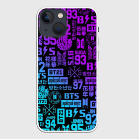 Чехол для iPhone 13 mini с принтом BTS в Кировске,  |  | bangtan boys | bt21 | bts | bts army | bts stickers | j hope | jimin | jin | jungkook | k pop | rap monster | rapmon | suga | v | бтс | корея | стикеры bts