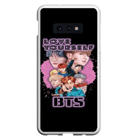 Чехол для Samsung S10E с принтом Bts Army Art в Кировске, Силикон | Область печати: задняя сторона чехла, без боковых панелей | bangtan | boy | j hope | jimin | jin | jungkook | korea | luv | rm | suga | v | with | бтс | кей | поп