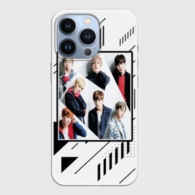 Чехол для iPhone 13 Pro с принтом BTS в Кировске,  |  | bangtan | boy | j hope | jimin | jin | jungkook | korea | luv | rm | suga | v | with | бтс | кей | поп