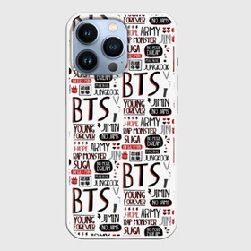 Чехол для iPhone 13 Pro с принтом BTS Collage в Кировске,  |  | bangtan | boy | j hope | jimin | jin | jungkook | korea | luv | rm | suga | v | with | бтс | кей | поп