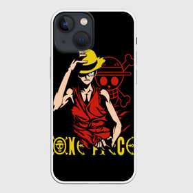 Чехол для iPhone 13 mini с принтом One Piece мое почтение в Кировске,  |  | monkey d. luffy | one piece | tony tony chopper | аниме | большой куш | ван пис | ванпис | манга | манки д. луффи | пираты | пираты соломенной шляпы | тони тони чоппер