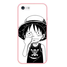 Чехол для iPhone 5/5S матовый с принтом One Piece в Кировске, Силикон | Область печати: задняя сторона чехла, без боковых панелей | monkey d. luffy | one piece | tony tony chopper | аниме | большой куш | ван пис | ванпис | манга | манки д. луффи | пираты | пираты соломенной шляпы | тони тони чоппер