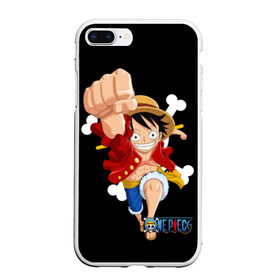 Чехол для iPhone 7Plus/8 Plus матовый с принтом One Piece в Кировске, Силикон | Область печати: задняя сторона чехла, без боковых панелей | Тематика изображения на принте: monkey d. luffy | one piece | tony tony chopper | аниме | большой куш | ван пис | ванпис | манга | манки д. луффи | пираты | пираты соломенной шляпы | тони тони чоппер