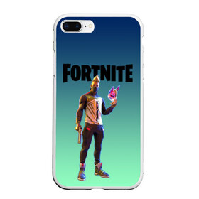 Чехол для iPhone 7Plus/8 Plus матовый с принтом Fortnite в Кировске, Силикон | Область печати: задняя сторона чехла, без боковых панелей | 1 | 2019 | 2020 | battle | cs go | fortnite | game | gamer | howl | llama | new | space | битва | воин | вой | война | дракон | игра | королевская | космос | лама | лого | надпись | новинка | оружие | предводитель | роял | симулят