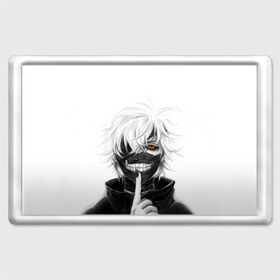 Магнит 45*70 с принтом Kaneki Ken в Кировске, Пластик | Размер: 78*52 мм; Размер печати: 70*45 | anteiku | ghoul | kaneki | ken | tokyo | антейку | гуль | канеки | кен | токийский