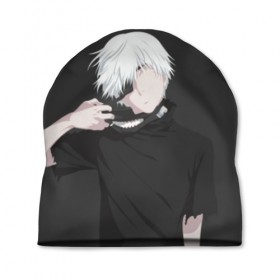 Шапка 3D с принтом Kaneki Ken в Кировске, 100% полиэстер | универсальный размер, печать по всей поверхности изделия | anteiku | ghoul | kaneki | ken | tokyo | антейку | гуль | канеки | кен | токийский