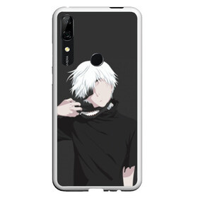 Чехол для Honor P Smart Z с принтом Kaneki Ken в Кировске, Силикон | Область печати: задняя сторона чехла, без боковых панелей | anteiku | ghoul | kaneki | ken | tokyo | антейку | гуль | канеки | кен | токийский