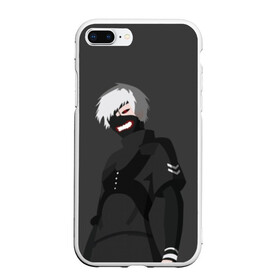 Чехол для iPhone 7Plus/8 Plus матовый с принтом Kaneki Ken в Кировске, Силикон | Область печати: задняя сторона чехла, без боковых панелей | anteiku | ghoul | kaneki | ken | tokyo | антейку | гуль | канеки | кен | токийский