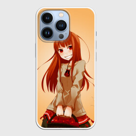 Чехол для iPhone 13 Pro с принтом Волчица и пряности в Кировске,  |  | anime | manga | okami to koshinryo | spice and wolf | wolf and spice | аниме | волчица и пряности | волчица и специи | манга | оками то косинрё | ранобэ | холо