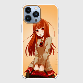 Чехол для iPhone 13 Pro Max с принтом Волчица и пряности в Кировске,  |  | anime | manga | okami to koshinryo | spice and wolf | wolf and spice | аниме | волчица и пряности | волчица и специи | манга | оками то косинрё | ранобэ | холо