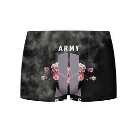 Мужские трусы 3D с принтом BTS K-POP ARMY в Кировске, 50% хлопок, 50% полиэстер | классическая посадка, на поясе мягкая тканевая резинка | bangtan | bighit | boy | fake love | j hope | jimin | jin | jungkook | korea | kpop | live | luv | mic drop | rm | suga | v | with | бтс | кей | поп