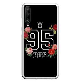 Чехол для Honor P30 с принтом V 95 BTS в Кировске, Силикон | Область печати: задняя сторона чехла, без боковых панелей | Тематика изображения на принте: bangtan | bighit | boy | fake love | j hope | jimin | jin | jungkook | korea | kpop | live | luv | mic drop | rm | suga | v | with | бтс | кей | поп