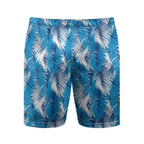 Мужские шорты 3D спортивные с принтом Гавайская с листьями в Кировске,  |  | gta | san andreas | америка | гавайи | дискотека | для отдыха | для путешествий | курортная | маями | мексика | пальмовые листья | пати | пляжная вечеринка | пляжная одежда | с пальмами | сша