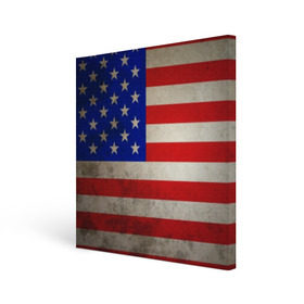 Холст квадратный с принтом Американский флаг в Кировске, 100% ПВХ |  | usa | абстракция | америка | американский | герб | звезды | краска | символика сша | страны | сша | флаг | штаты