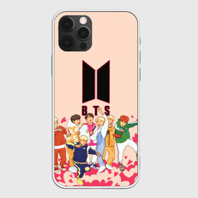 Чехол для iPhone 12 Pro Max с принтом BTS в Кировске, Силикон |  | 2019 | 2020 | bangtanboys | bt 21 | bts | bts army | bts stickers | j hope | jimin | jin | jungkook | k pop | rap monster | rapmon | suga | актер | бойбенд | бтс | корея | певец | стикеры bts