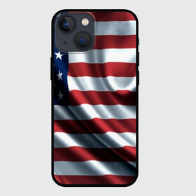 Чехол для iPhone 13 mini с принтом Символика Америки в Кировске,  |  | Тематика изображения на принте: usa | абстракция | америка | американский | герб | звезды | краска | символика сша | страны | сша | флаг | штаты