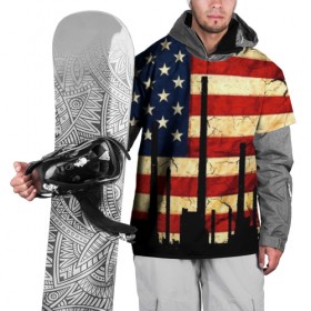 Накидка на куртку 3D с принтом USA URBAN в Кировске, 100% полиэстер |  | usa | абстракция | америка | американский | герб | звезды | краска | символика сша | страны | сша | флаг | штаты