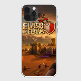 Чехол для iPhone 12 Pro Max с принтом Clash of Clans в Кировске, Силикон |  | Тематика изображения на принте: base | clan wars | coc | hall | hog rider | royale | town | trap | база | гоблин | золото | клеш оф кленс | кок | крепость | кристаллы | трофей | эликсир