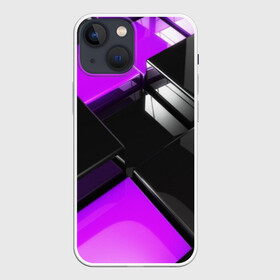 Чехол для iPhone 13 mini с принтом Неоновые кубы в Кировске,  |  | abstraction | carbon | geometry | optic | optical | pattern | visual | абстракция | геометрия | движение | линии | оптический узор | психоделика | текстуры | узор