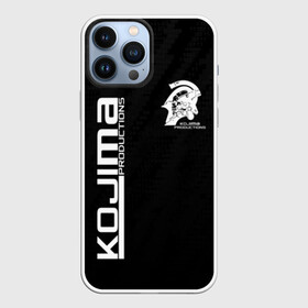 Чехол для iPhone 13 Pro Max с принтом KOJIMA PRODUCTIONS в Кировске,  |  | bridges | death stranding | fragile express | games | kojima | kojima productions | logo | ludens | игры | кодзима | лого | люденс