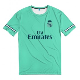Мужская футболка 3D с принтом Bale alternative 19-20 в Кировске, 100% полиэфир | прямой крой, круглый вырез горловины, длина до линии бедер | bale | champions | league | madrid | real | spain | гарет бейл | испания | лига | мадрид | реал | чемпионов