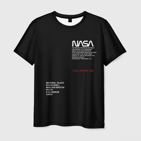 Мужская футболка 3D с принтом NASA | НАСА в Кировске, 100% полиэфир | прямой крой, круглый вырез горловины, длина до линии бедер | galaxy | nasa | space | space company | star | астрономия | галактика | звезды | космическая компания | космос | наса