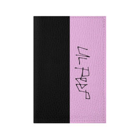 Обложка для паспорта матовая кожа с принтом LIL PEEP в Кировске, натуральная матовая кожа | размер 19,3 х 13,7 см; прозрачные пластиковые крепления | Тематика изображения на принте: lil peep | lil prince | logo | music | pink | rap | зарубежная музыка | зарубежные | лил пип | лого | маленький принц | музыка | реп