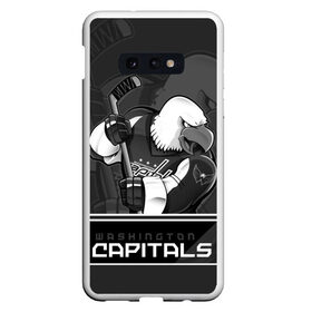 Чехол для Samsung S10E с принтом Washington Capitals в Кировске, Силикон | Область печати: задняя сторона чехла, без боковых панелей | Тематика изображения на принте: capitals | hokkey | nhl | ovechkin | washington | александр | вашингтон | кэпиталз | кэпиталс | овечкин | хоккеист | хоккей