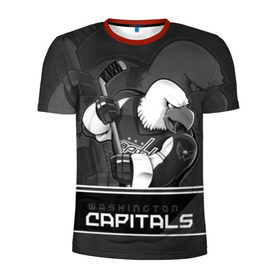Мужская футболка 3D спортивная с принтом Washington Capitals в Кировске, 100% полиэстер с улучшенными характеристиками | приталенный силуэт, круглая горловина, широкие плечи, сужается к линии бедра | capitals | hokkey | nhl | ovechkin | washington | александр | вашингтон | кэпиталз | кэпиталс | овечкин | хоккеист | хоккей