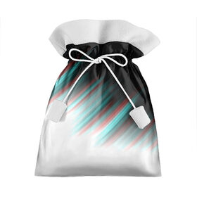 Подарочный 3D мешок с принтом GLITCH STRIPES в Кировске, 100% полиэстер | Размер: 29*39 см | abstract | colors | glitch | lines | paints | pattern | stripes | texture | абстракция | глитч | краски | полосы | узор