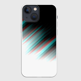 Чехол для iPhone 13 mini с принтом GLITCH STRIPES в Кировске,  |  | abstract | colors | glitch | lines | paints | pattern | stripes | texture | абстракция | глитч | краски | полосы | узор