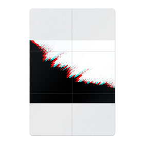 Магнитный плакат 2Х3 с принтом КРАСКА И НИЧЕГО ЛИШНЕГО в Кировске, Полимерный материал с магнитным слоем | 6 деталей размером 9*9 см | abstract | colors | glitch | lines | paints | pattern | stripes | texture | абстракция | глитч | краски | полосы | узор