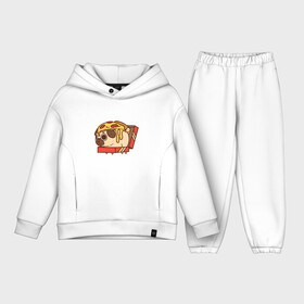 Детский костюм хлопок Oversize с принтом Pizza Dog в Кировске,  |  | amimals | cook | dog | doggy | food | pizza | woof | боксер | бульдог | бультерьер | волк | гав | доберман | дог | долматинец | друг | еда | животные | йорк | кок | мопс | овчарка | пёс | песик | питомец | пицца | повар | пудель