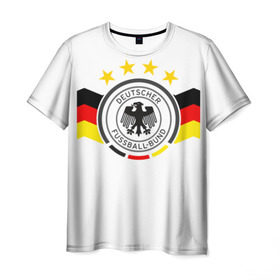 Мужская футболка 3D с принтом Сборная Германии в Кировске, 100% полиэфир | прямой крой, круглый вырез горловины, длина до линии бедер | deutsche | deutschland | die mannschaft | germany | германия | немецкая сборная | сборная | сборная гемании по футболу | сборная германии | форма | футбол