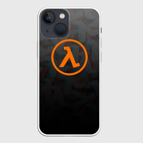 Чехол для iPhone 13 mini с принтом HALF LIFE в Кировске,  |  | aperture laboratorie | black mesa | gordon freeman | half life | half life 3 | logo | valve | блэк меса | вэлв | гордон фриман | игра | лого | монтировка | фантастика | халф лайф