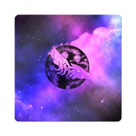 Магнит виниловый Квадрат с принтом космос в Кировске, полимерный материал с магнитным слоем | размер 9*9 см, закругленные углы | астрономия | вселенная | галактика | графика | звезды | инопланетяне | космос | нло