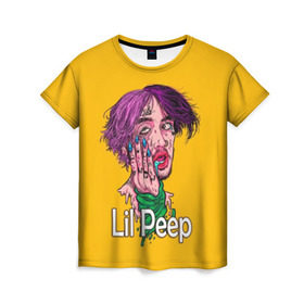 Женская футболка 3D с принтом Lil Peep в Кировске, 100% полиэфир ( синтетическое хлопкоподобное полотно) | прямой крой, круглый вырез горловины, длина до линии бедер | awful things | gustav | lil peep | густав ор | клауд | клауд рэп | лил | лили | певец | пееп | пеп | пип | пост эмо | реп | репер | рэп | рэпер | трэп | хип | хип хоп | хоп | эмо трэп