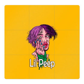 Магнитный плакат 3Х3 с принтом Lil Peep в Кировске, Полимерный материал с магнитным слоем | 9 деталей размером 9*9 см | awful things | gustav | lil peep | густав ор | клауд | клауд рэп | лил | лили | певец | пееп | пеп | пип | пост эмо | реп | репер | рэп | рэпер | трэп | хип | хип хоп | хоп | эмо трэп