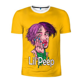 Мужская футболка 3D спортивная с принтом Lil Peep в Кировске, 100% полиэстер с улучшенными характеристиками | приталенный силуэт, круглая горловина, широкие плечи, сужается к линии бедра | awful things | gustav | lil peep | густав ор | клауд | клауд рэп | лил | лили | певец | пееп | пеп | пип | пост эмо | реп | репер | рэп | рэпер | трэп | хип | хип хоп | хоп | эмо трэп