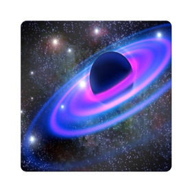 Магнит виниловый Квадрат с принтом САТУРН в Кировске, полимерный материал с магнитным слоем | размер 9*9 см, закругленные углы | galaxy | nebula | space | star | абстракция | вселенная | галактика | звезда | звезды | космический | планеты