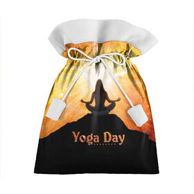 Подарочный 3D мешок с принтом International Yoga Day в Кировске, 100% полиэстер | Размер: 29*39 см | 21 июня | day | energy | girl | international | ju | lightning | lotus | meditation | mountain | pose | silhouette | sky | space | stars | universe | woman | yoga | yogi | вселенная | гора | девушка | день | женщина | звёзды | йог | йоги | космос | лотос 