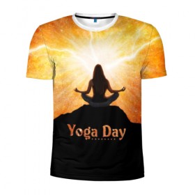 Мужская футболка 3D спортивная с принтом International Yoga Day в Кировске, 100% полиэстер с улучшенными характеристиками | приталенный силуэт, круглая горловина, широкие плечи, сужается к линии бедра | 21 июня | day | energy | girl | international | ju | lightning | lotus | meditation | mountain | pose | silhouette | sky | space | stars | universe | woman | yoga | yogi | вселенная | гора | девушка | день | женщина | звёзды | йог | йоги | космос | лотос 