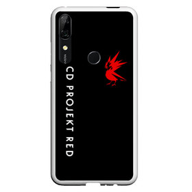 Чехол для Honor P Smart Z с принтом CD RPOJECT RED в Кировске, Силикон | Область печати: задняя сторона чехла, без боковых панелей | 2019 | cd project red | cyberpunk 2077 | future | hack | night city | samurai | sci fi | андроиды | безумие | будущее | киберпанк 2077 | логотип | роботы | самураи | фантастика | цифры