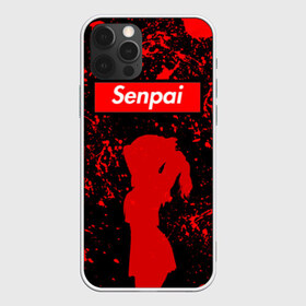 Чехол для iPhone 12 Pro Max с принтом Senpai в Кировске, Силикон |  | bunny girl senpai | bunny senpai | buta yarou wa bunny girl senpai | seishun buta yarou wa bunny girl senpai | senpai | senpai +no yume | senpai +no yume wo minai | senpai girl