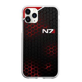 Чехол для iPhone 11 Pro Max матовый с принтом MASS EFFECT N7 в Кировске, Силикон |  | n7 | texture | броня | костюм | масс эффект | н7 | соты | стальная броня | стальные соты | текстура | шепард