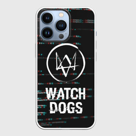 Чехол для iPhone 13 Pro с принтом WATCH DOGS в Кировске,  |  | action | ct os | ded sec | fox | game | gamer | glitch | hacker | player | watch dogs | watch dogs 2 | глитч | знак лиса | игра | компьютерная игра | маркус | хакер